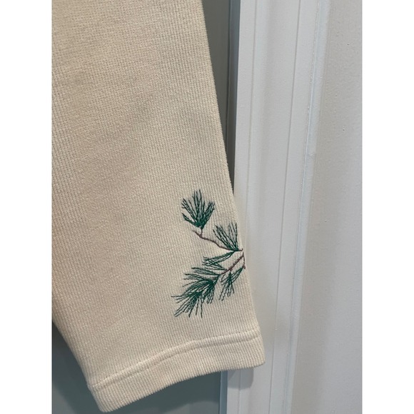 Orvis Vintage Cotton Embroidered‎ Birds Cardinal Cardigan Sweater Womens Small - Picture 4 of 8